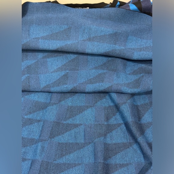 Danny and Nicole Blue, Navy, & Black Midi Sweater Dress Size M New With Tags - Picture 10 of 16